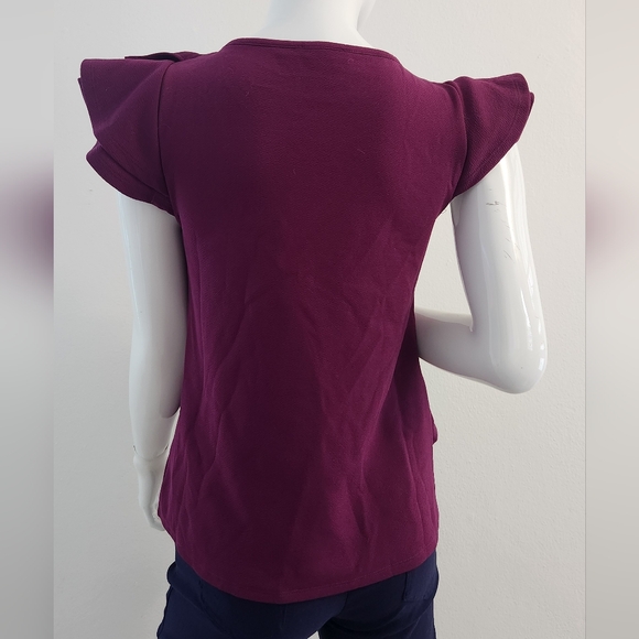 Wome's Sleeveless Purple Top Size Small Round Neck - Picture 4 of 14